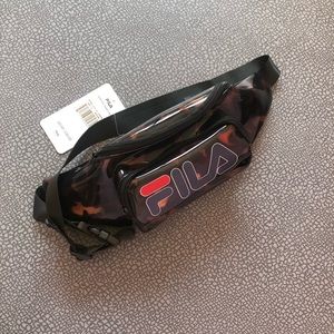 Fila PVC tortoiseshell fanny pack